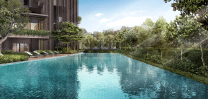 Lentor Mansion temp lap pool