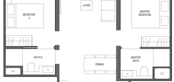 lentor-mansion-floor-plan-2-bedroom-b2-singapore