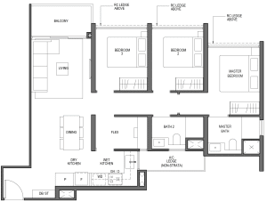 lentor-mansion-floor-plan-3-bedroom-c5-singapore