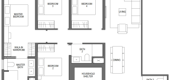 lentor-mansion-floor-plan-4-bedroom-d1-singapore