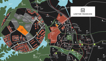 Lentor Mansion Location Map